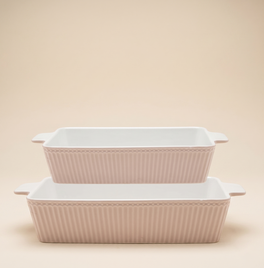 Set 2 pirofile forno Alice creamy