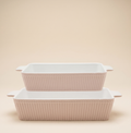 Set 2 pirofile forno Alice creamy