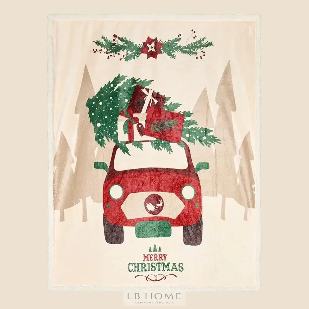 Plaid Holly Jolly macchina Plaid