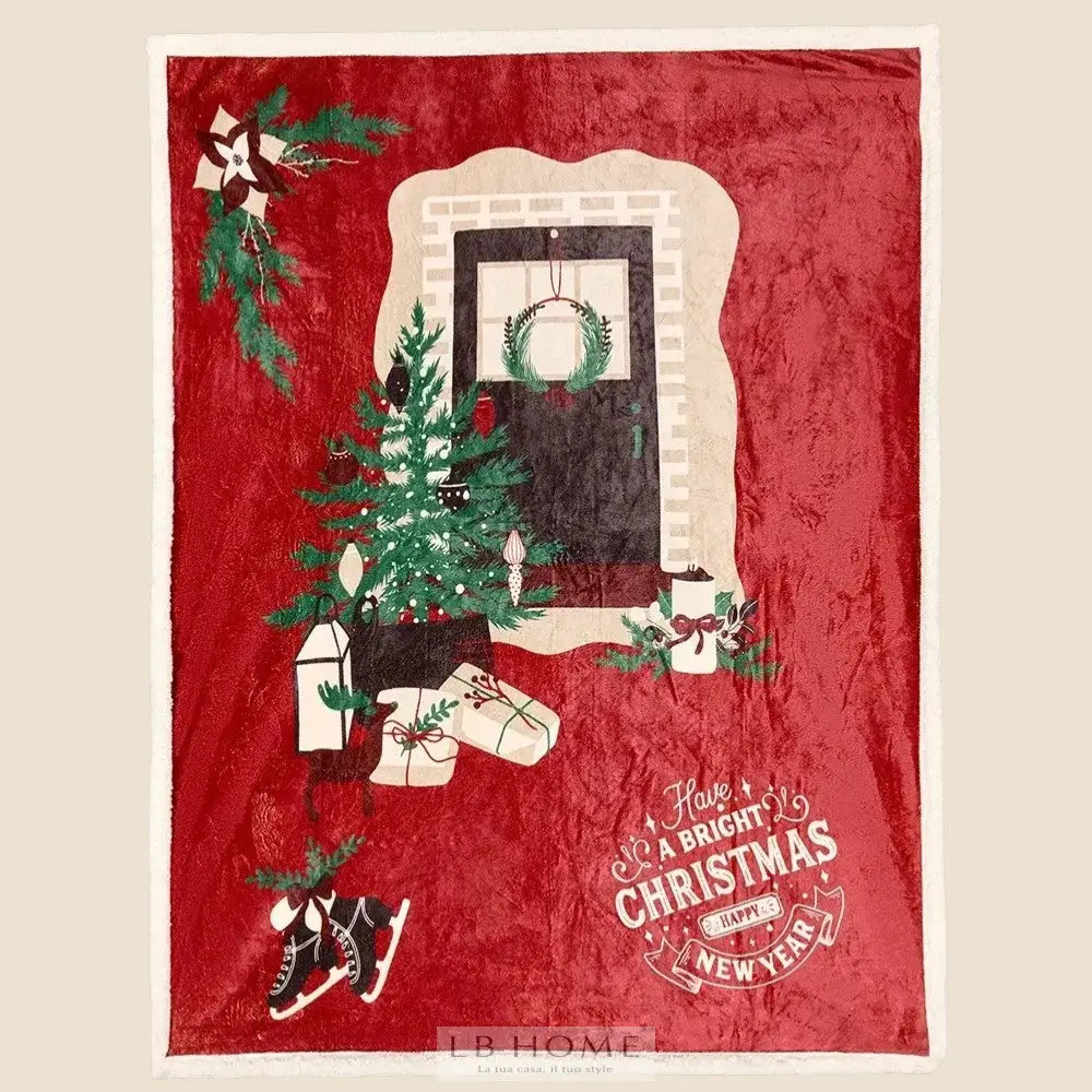 Plaid Holly Jolly porta Plaid