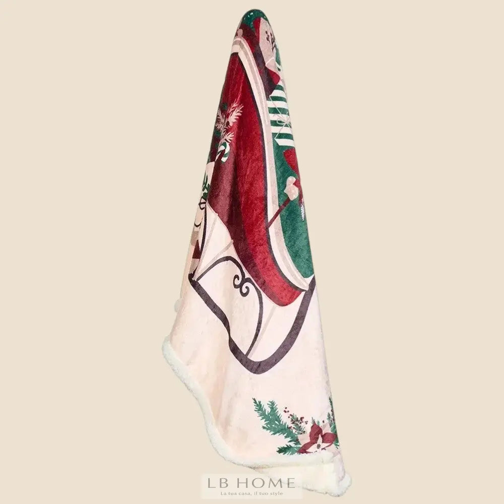 Plaid Holly Jolly slitta Plaid