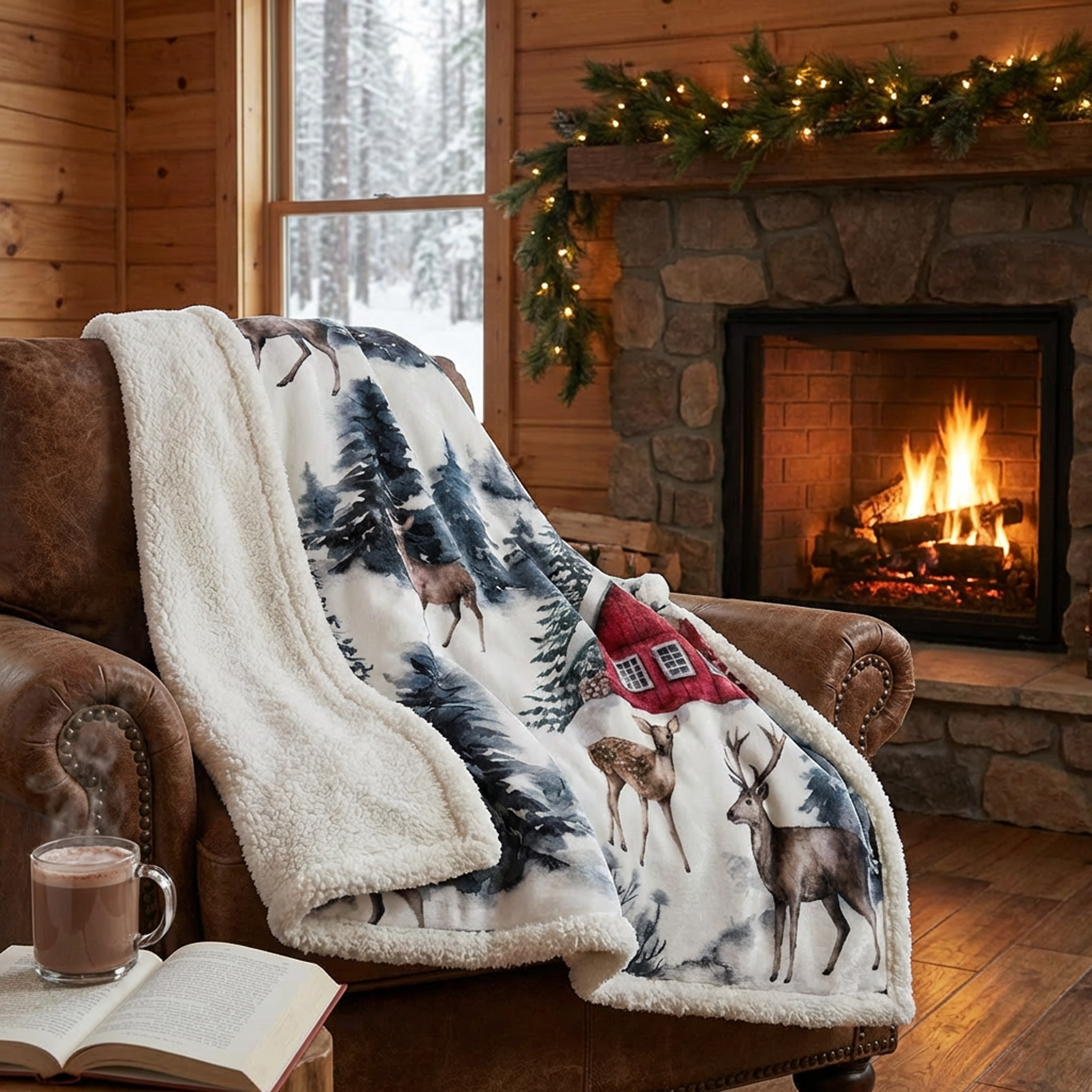 Plaid sherpa Rudolph