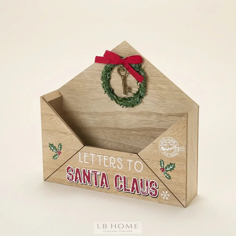 Porta lettere Santa Claus Decoro Natale
