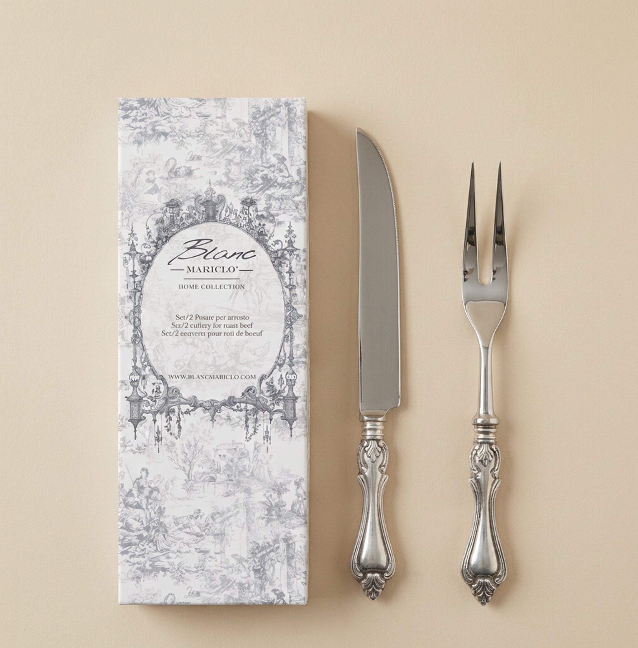 Set 2 posate Vintage arrosto