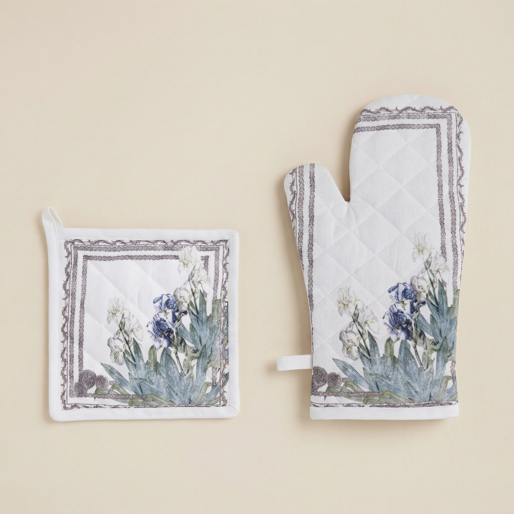 Set guantone + presina Iris Garden