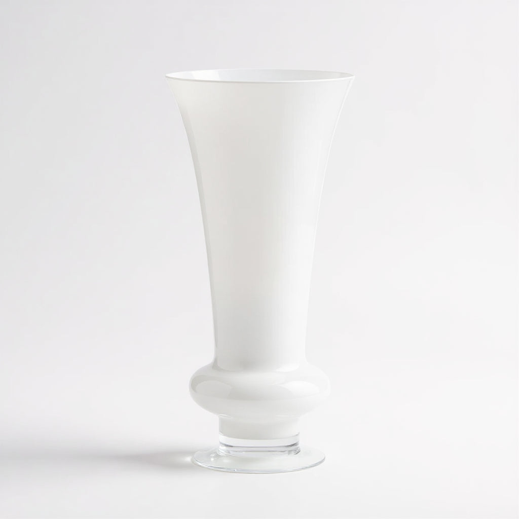 Vaso anfora bianco h.50cm