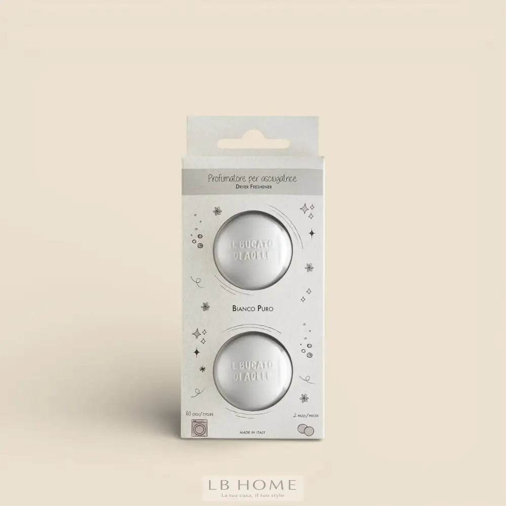 Profumatore per asciugatrice Il Bucato di Adele Bianco Puro Essenza bucato