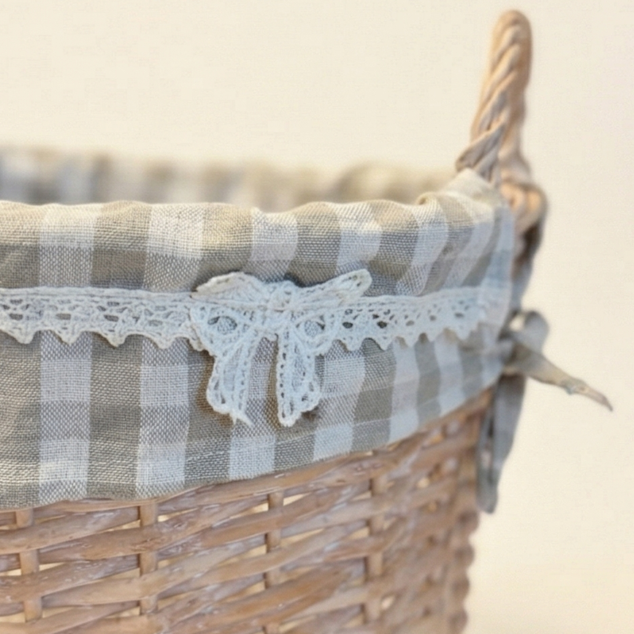 Cestino tondo quadri 30cm