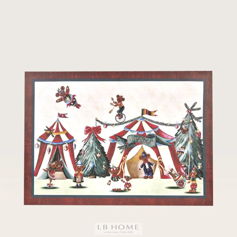 Quadro natalizio Bear wonderland Decoro Natale