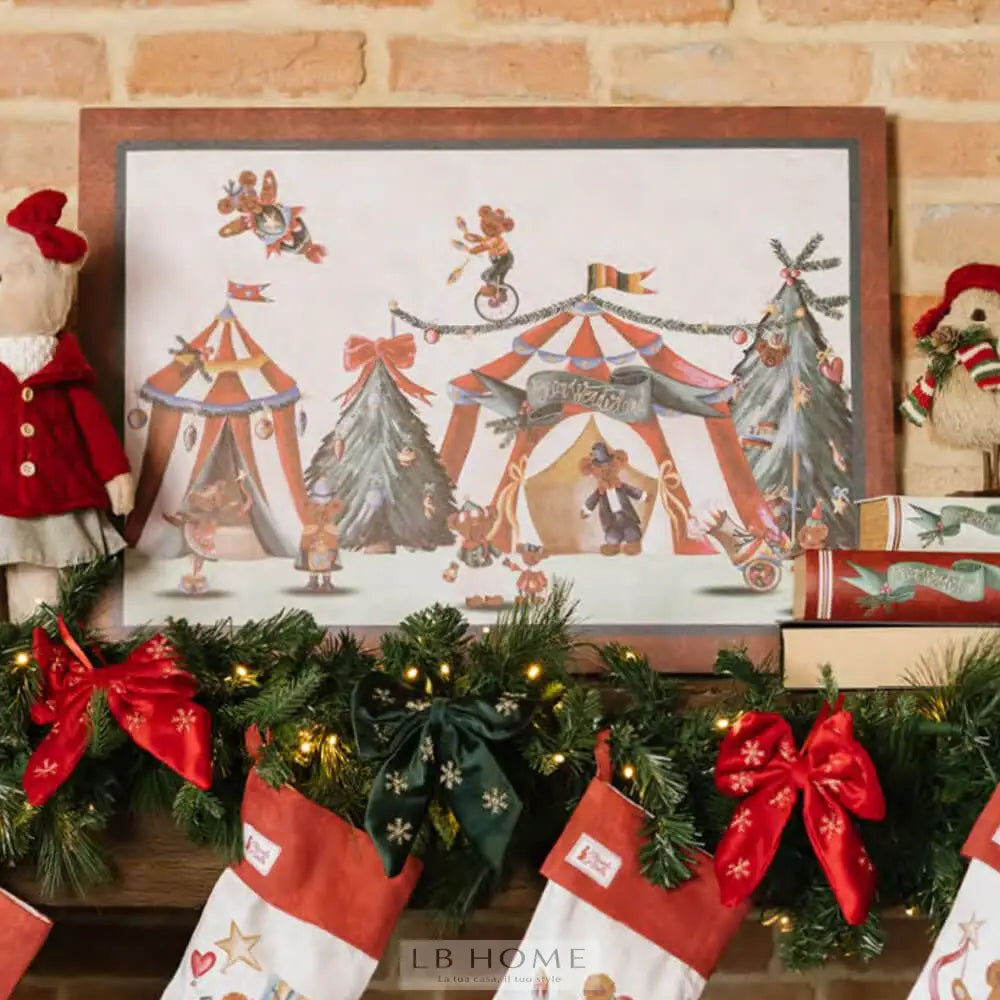 Quadro natalizio Bear wonderland Decoro Natale