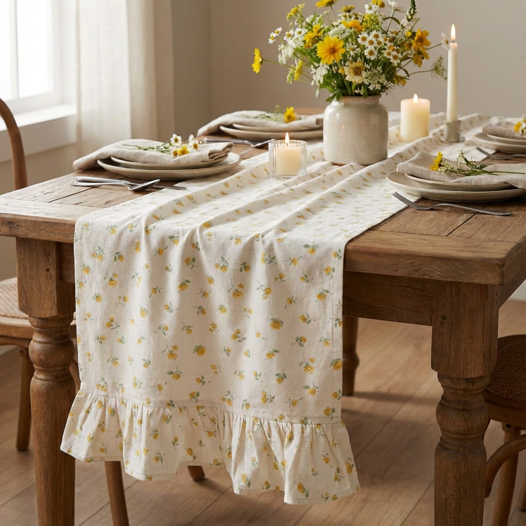 Runner "Floret Full" giallo