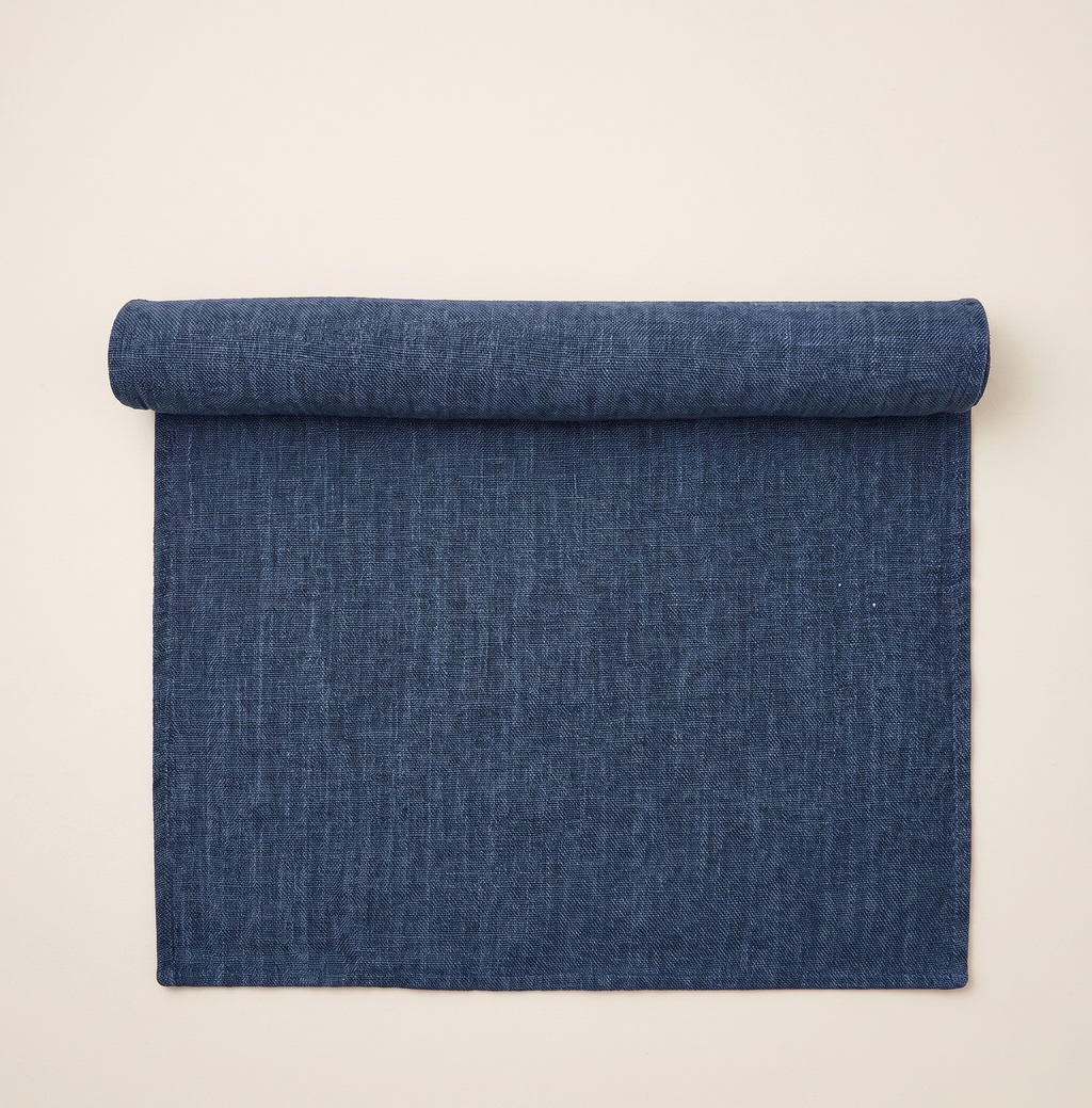 Runner lino Ocean Blue