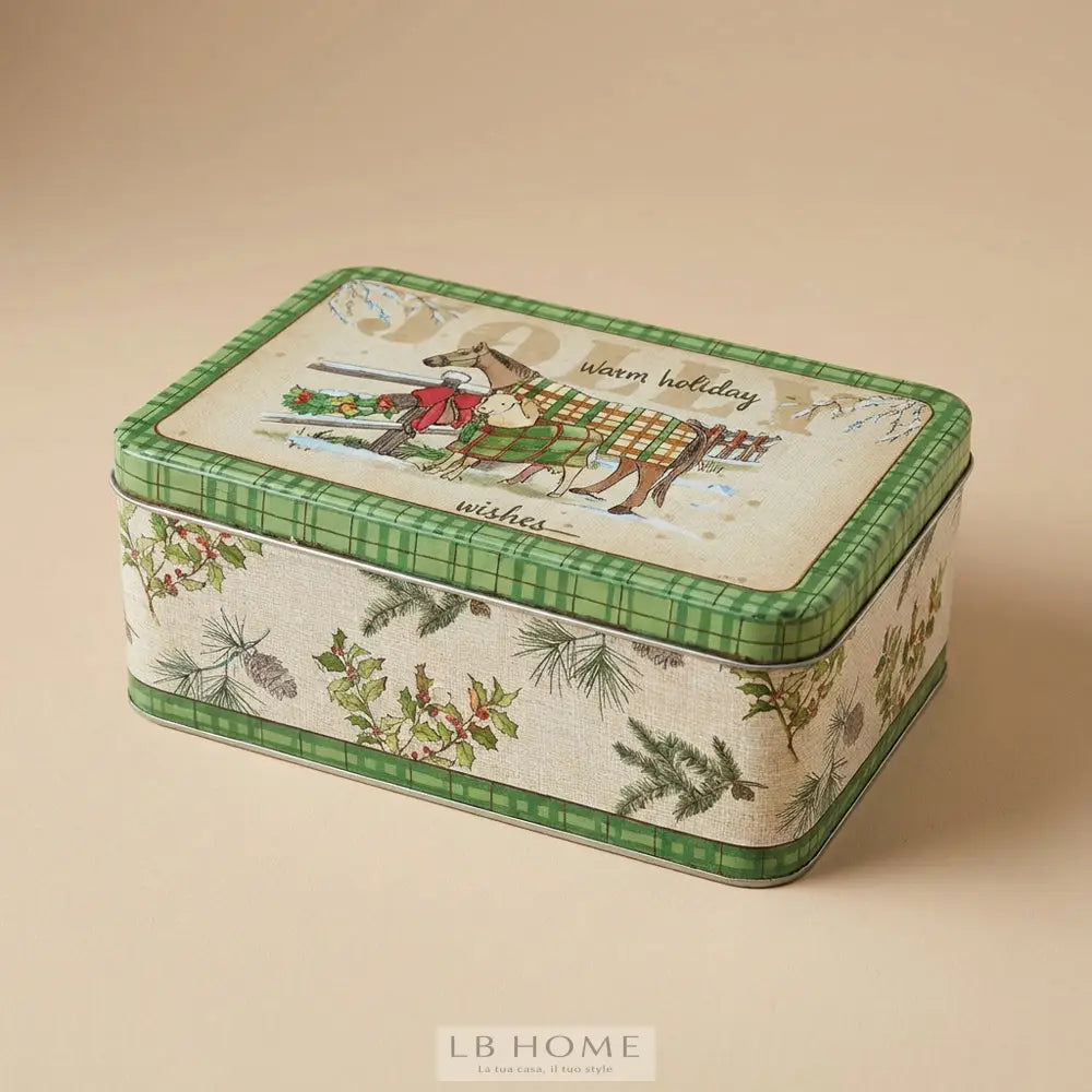 Scatola latta Christmas Scatola