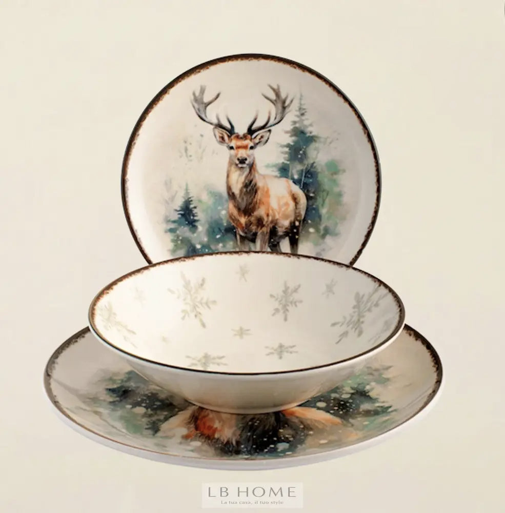 Servizio piatti 18 pezzi ’Alaska’ Piatti