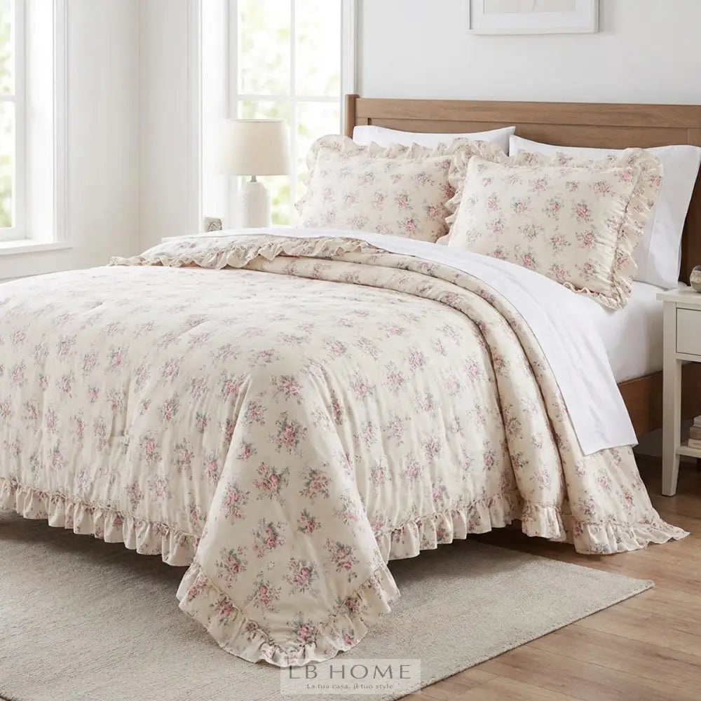 Set 2 copriguanciali Incanto Fiorito Copriguanciali