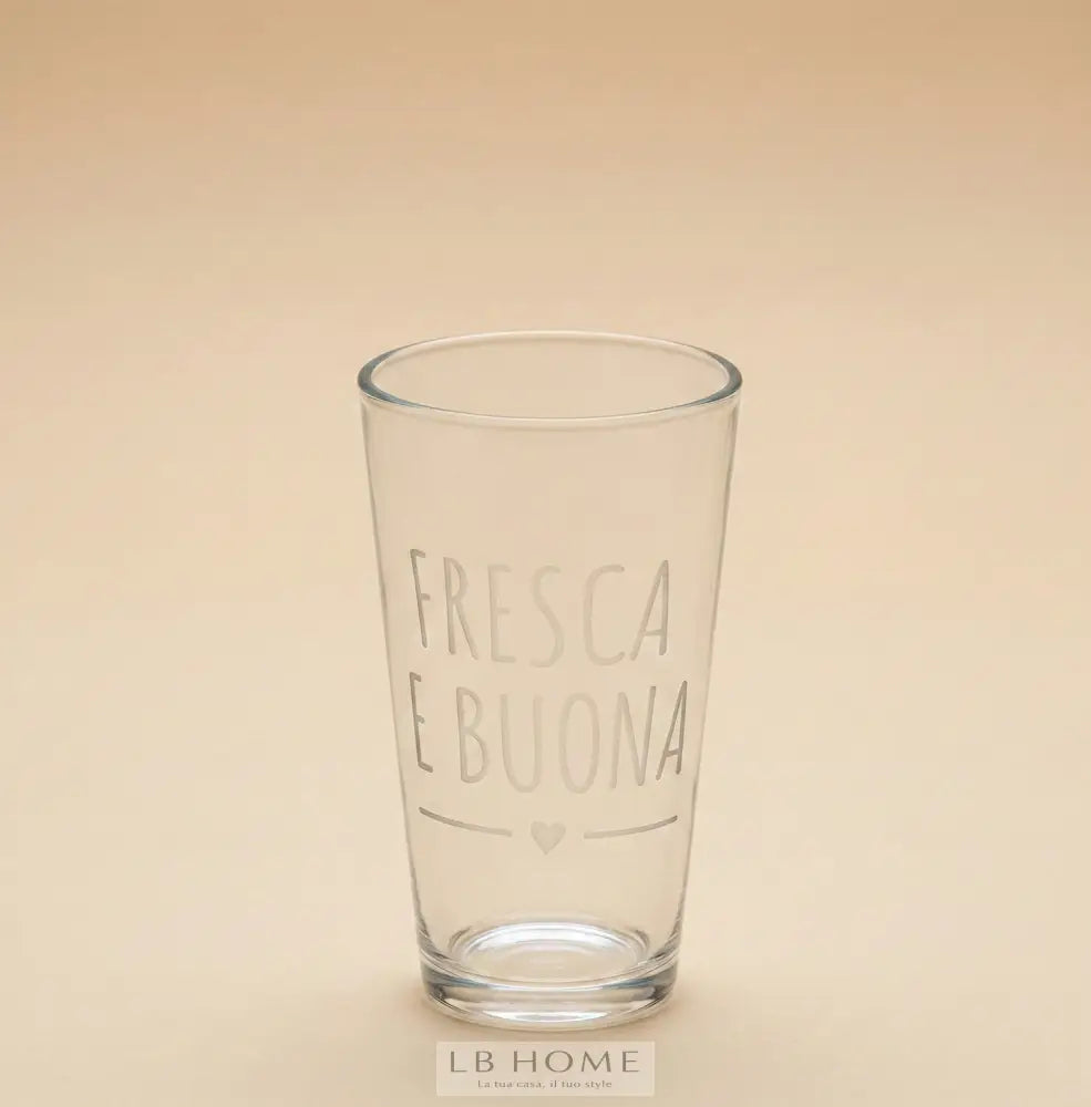 Set 6 bicchieri Fresca e buona Bicchiere