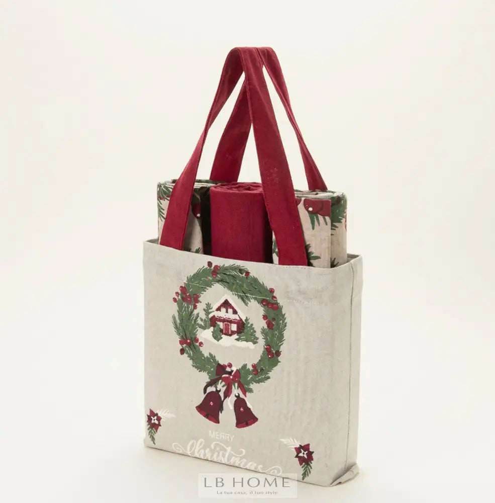 Set borsa con 3 strofinacci Idee regalo