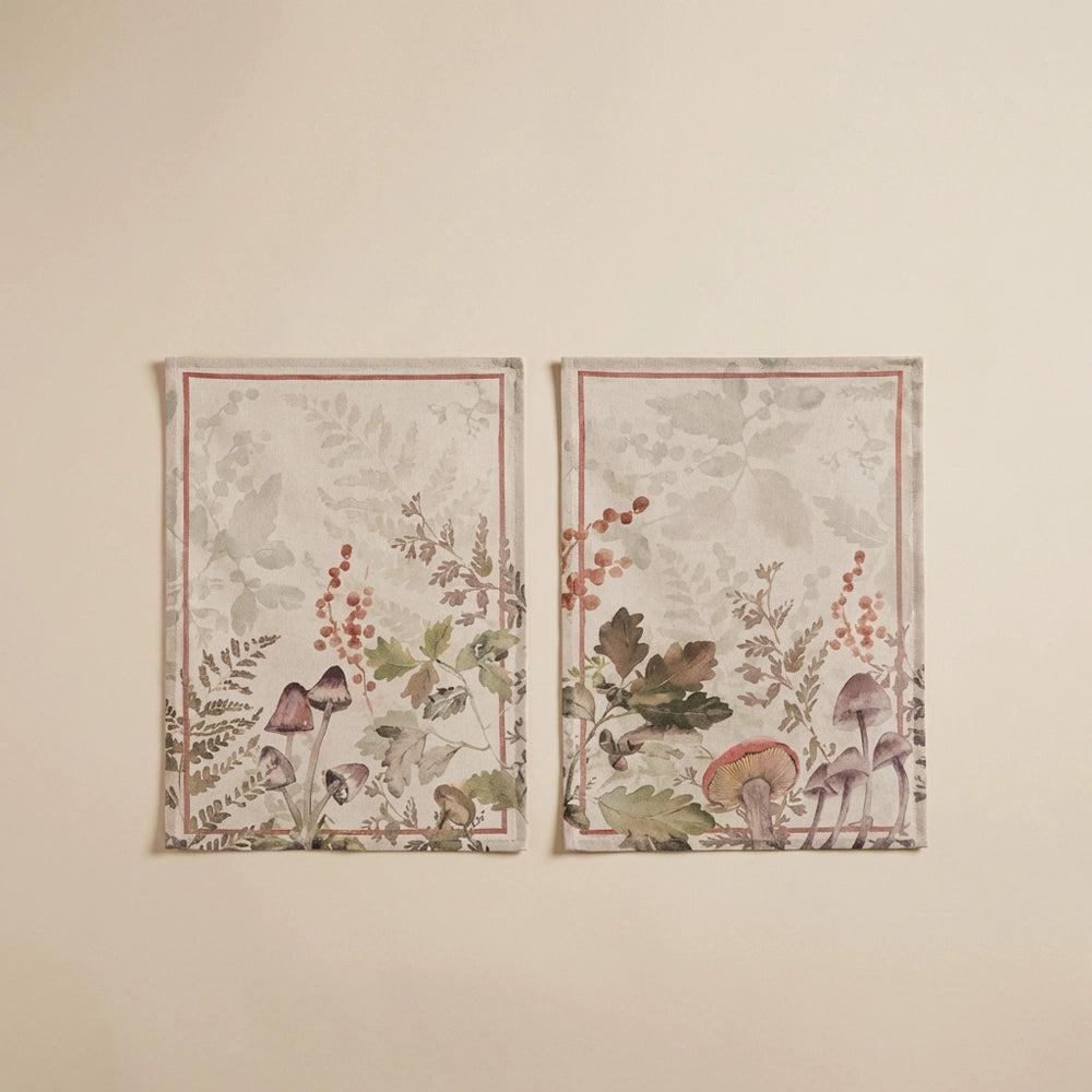 Set due canovacci “Foret enchantee”