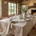 Set tovaglia e tovaglioli Allure 150x220cm sabbia Tovaglia