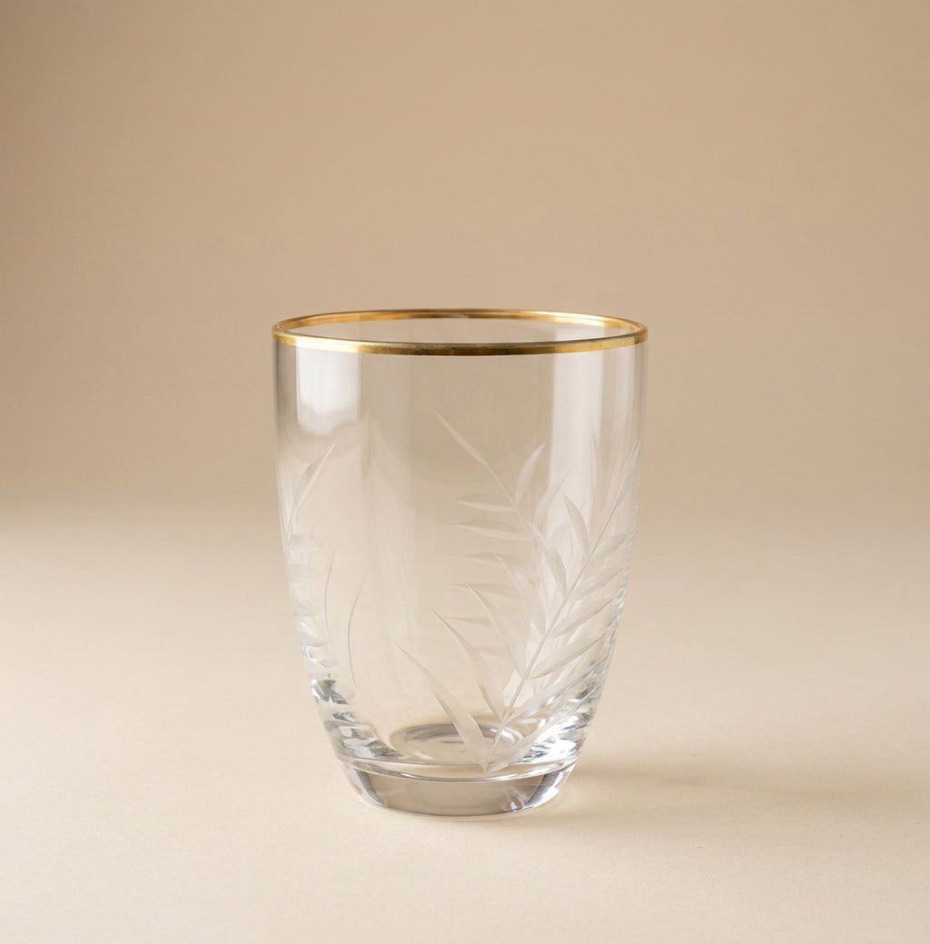 Set 6 bicchieri acqua gold