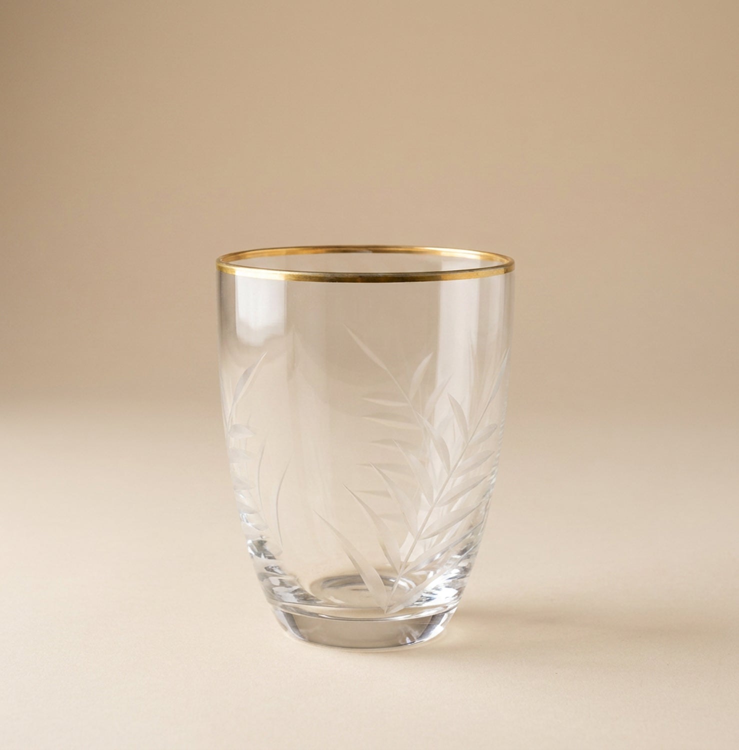 Set 6 bicchieri acqua gold