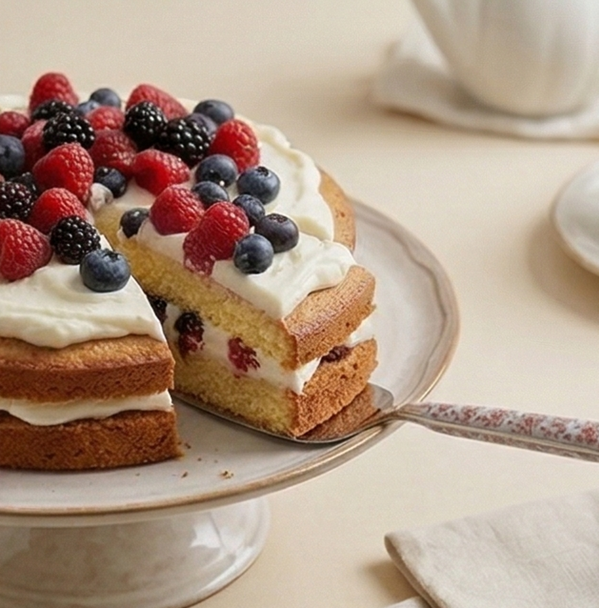 Set 2 posate dolce Diana Rose