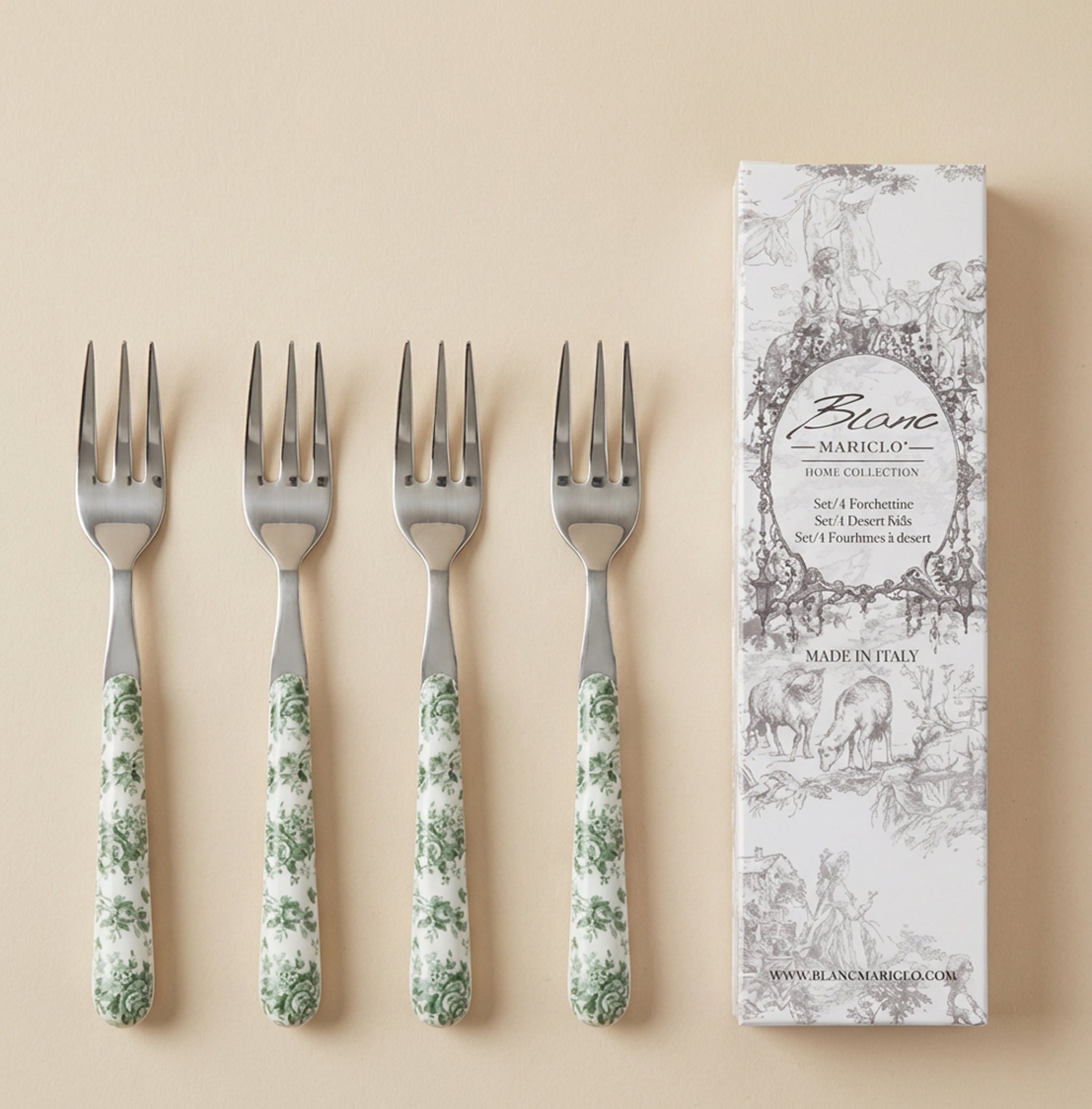 Set 4 forchette dolce Splendor