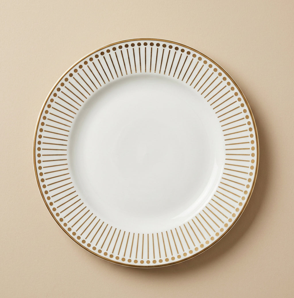 Set 6 piatti piani gold