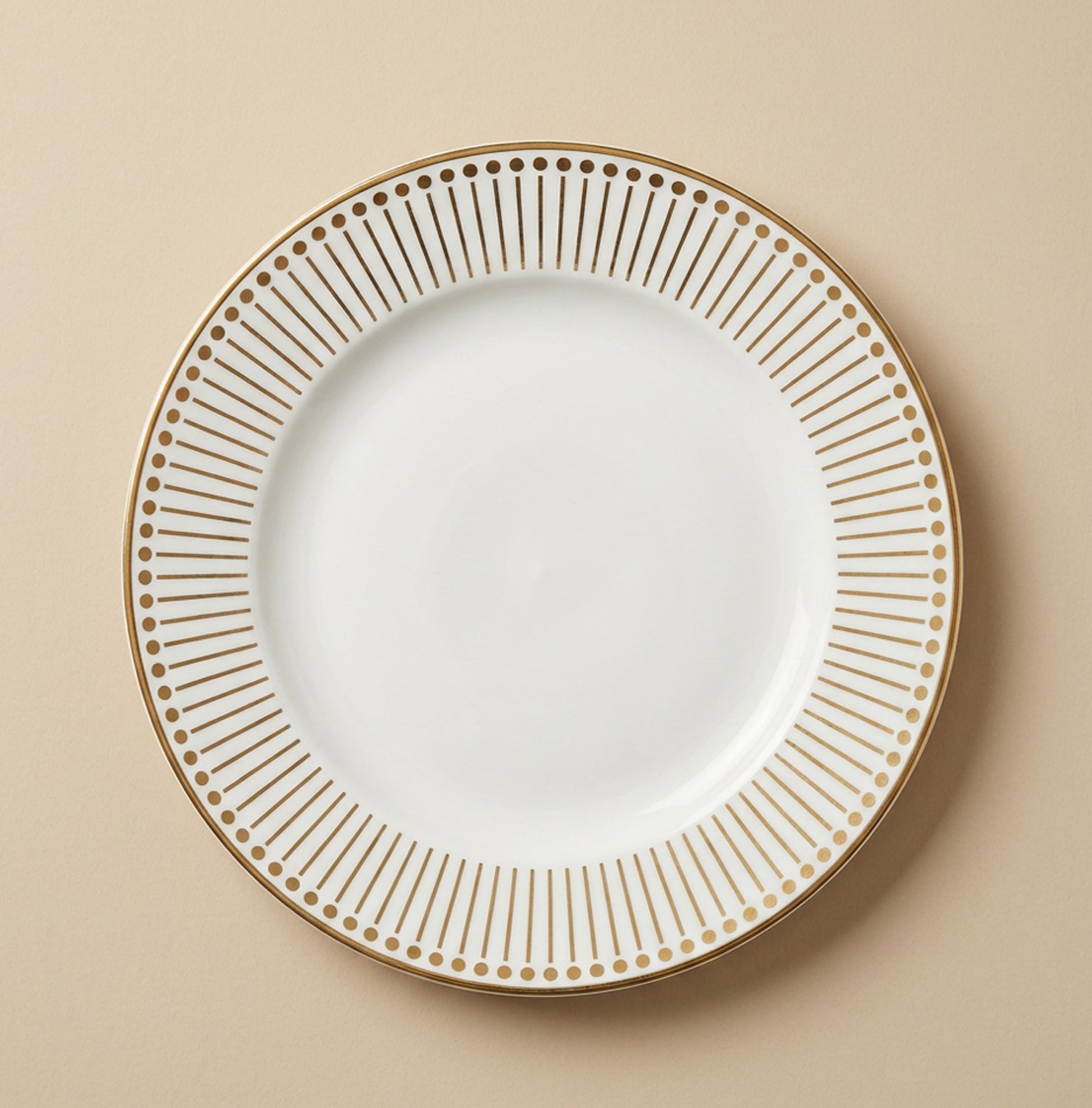 Set 6 piatti piani gold