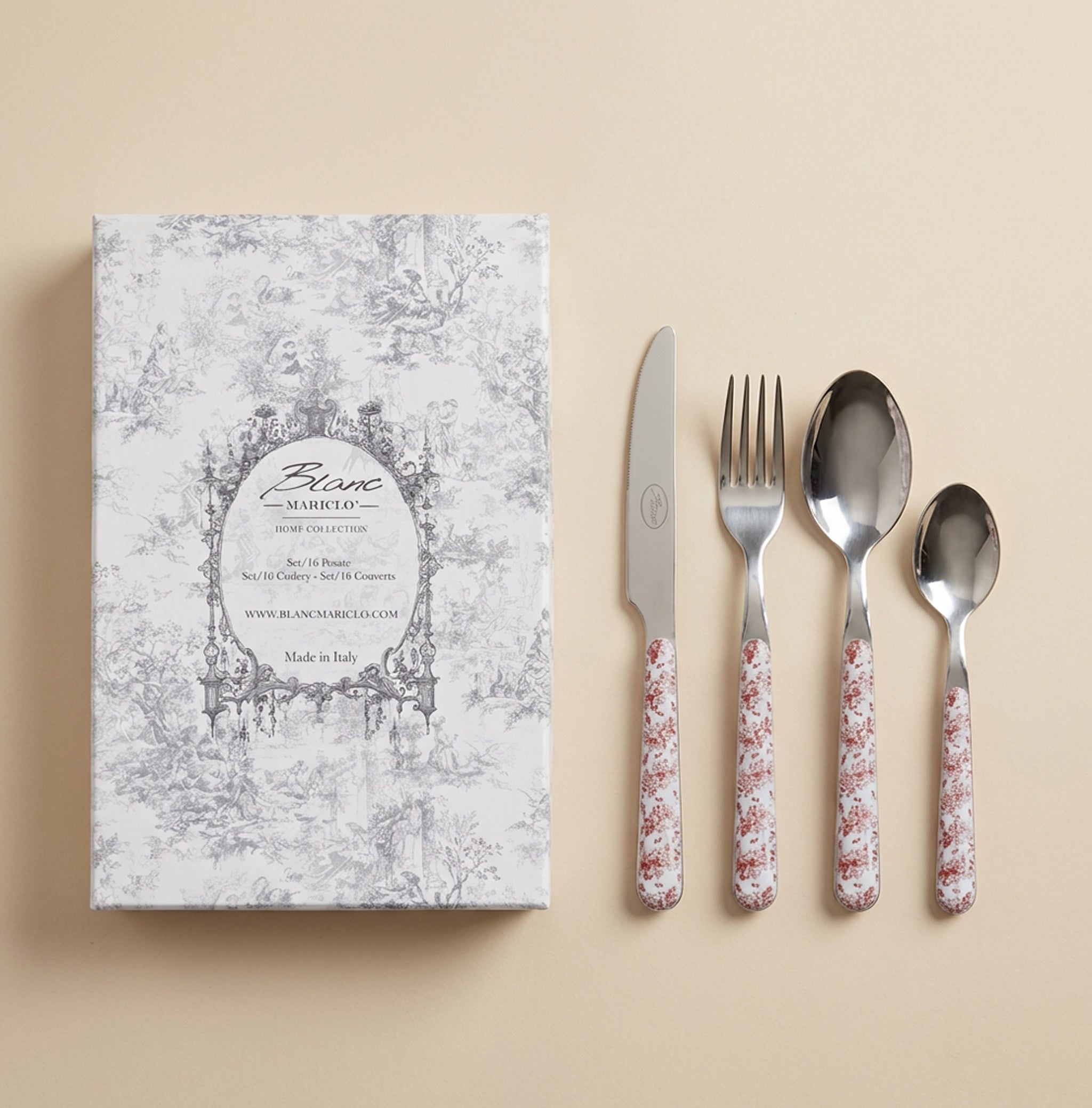 Set 16 posate Diana Rose