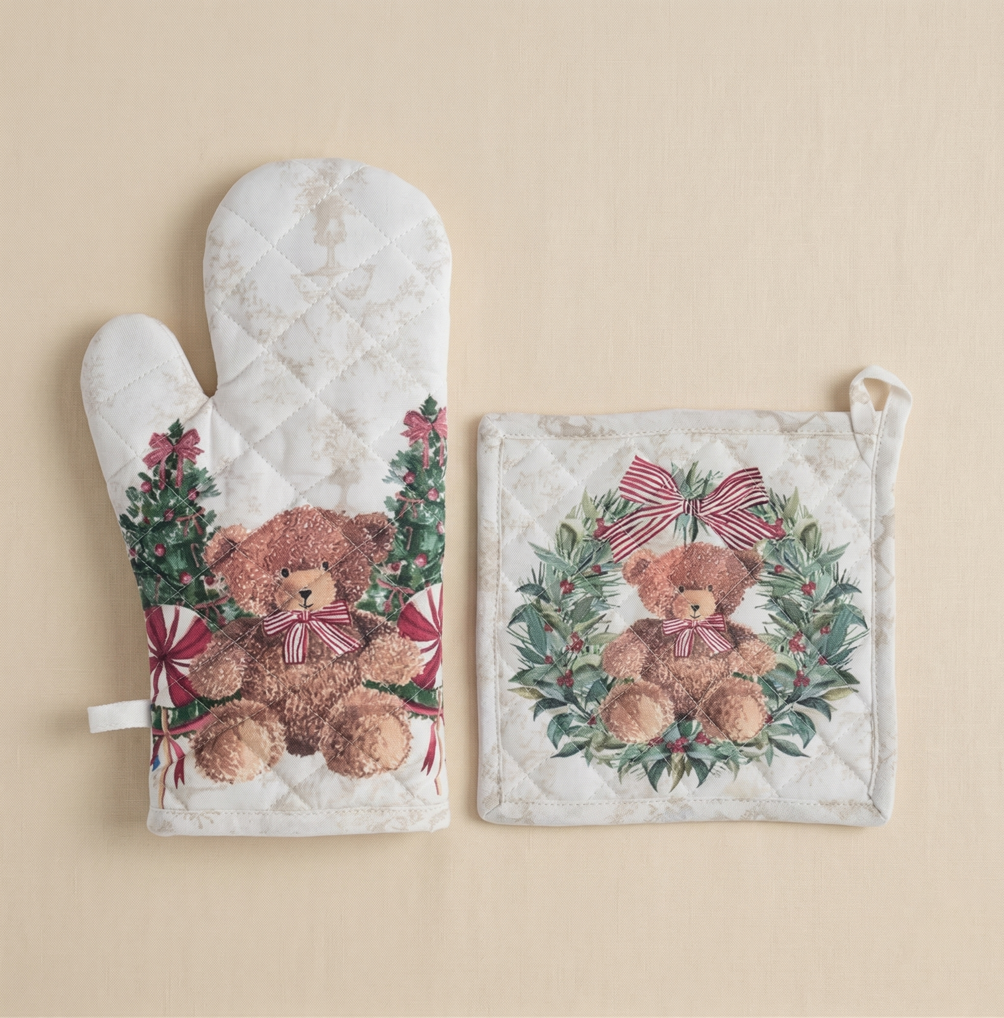 Set guantone e presina Teddy Bear