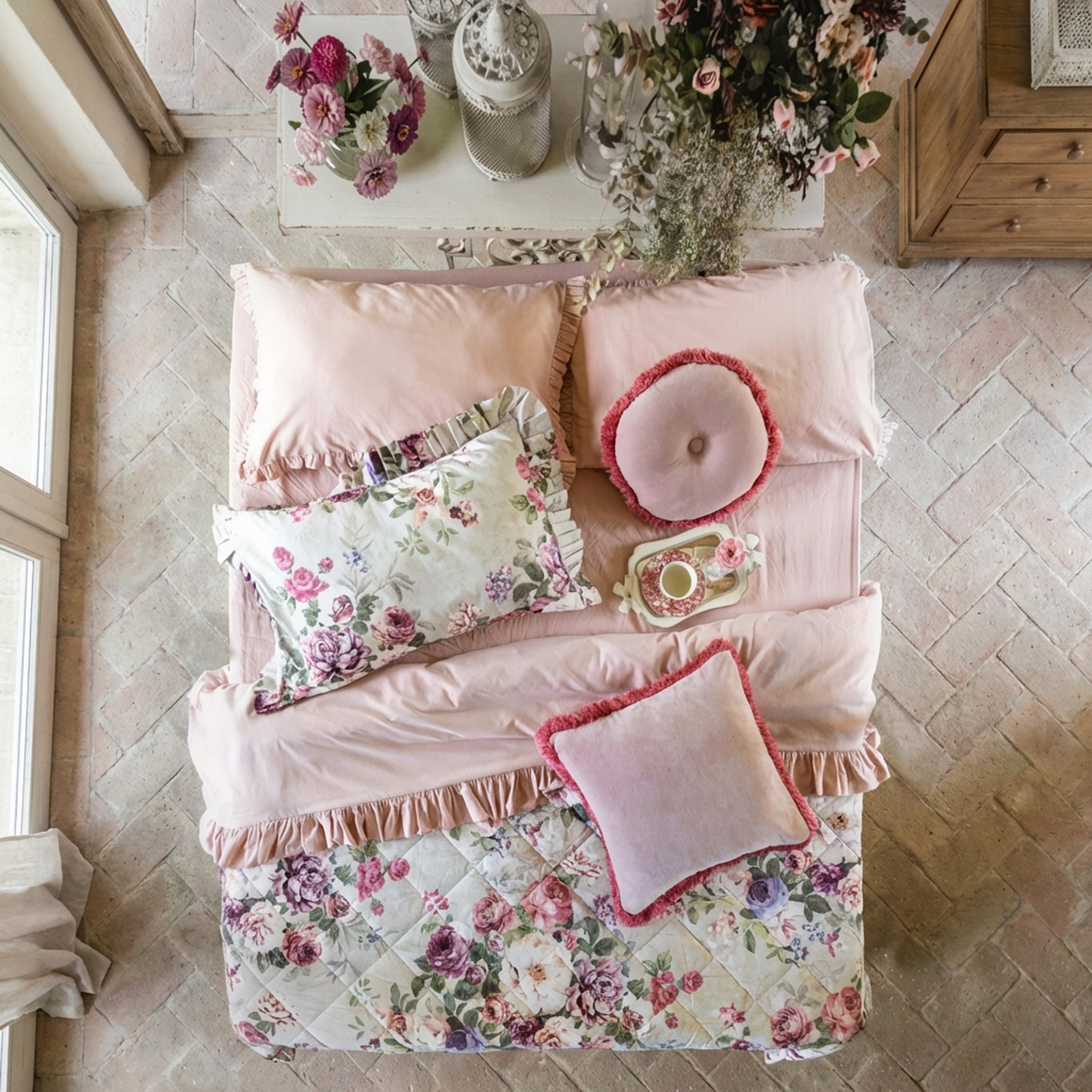 Set trapunta + copriguanciali Splendor