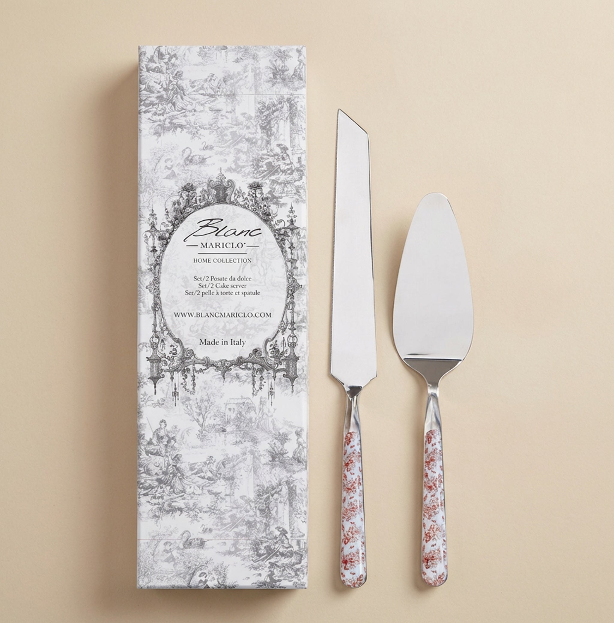 Set 2 posate dolce Diana Rose