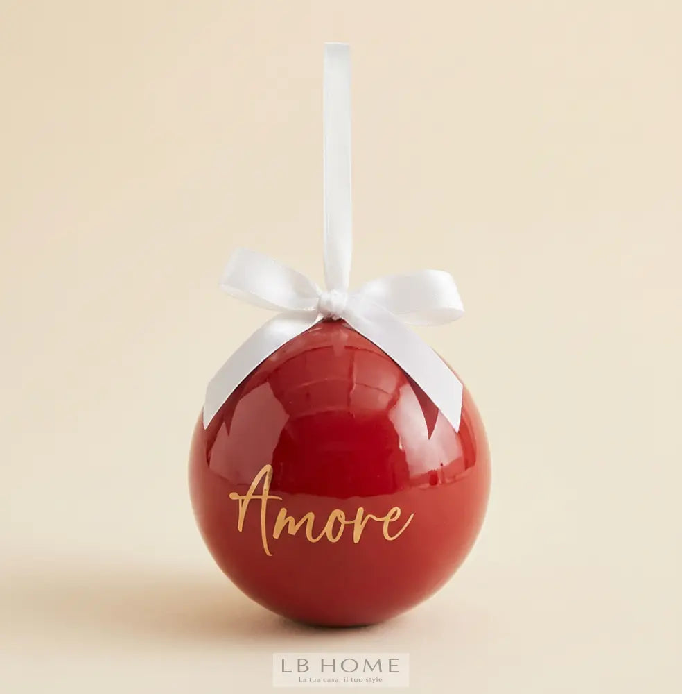 Sfera Amore Addobbi Natale