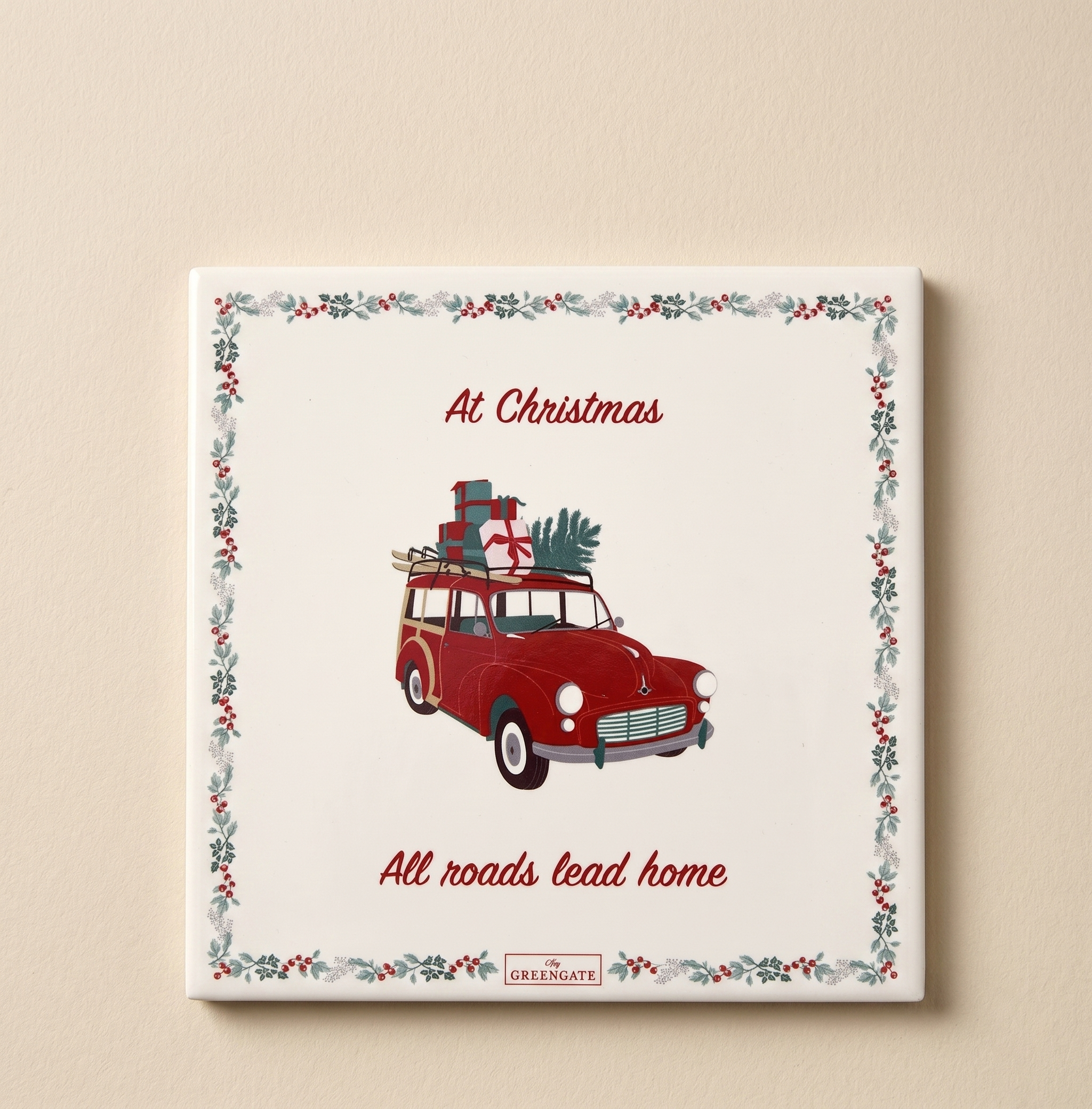 Sottopentola Christmas car