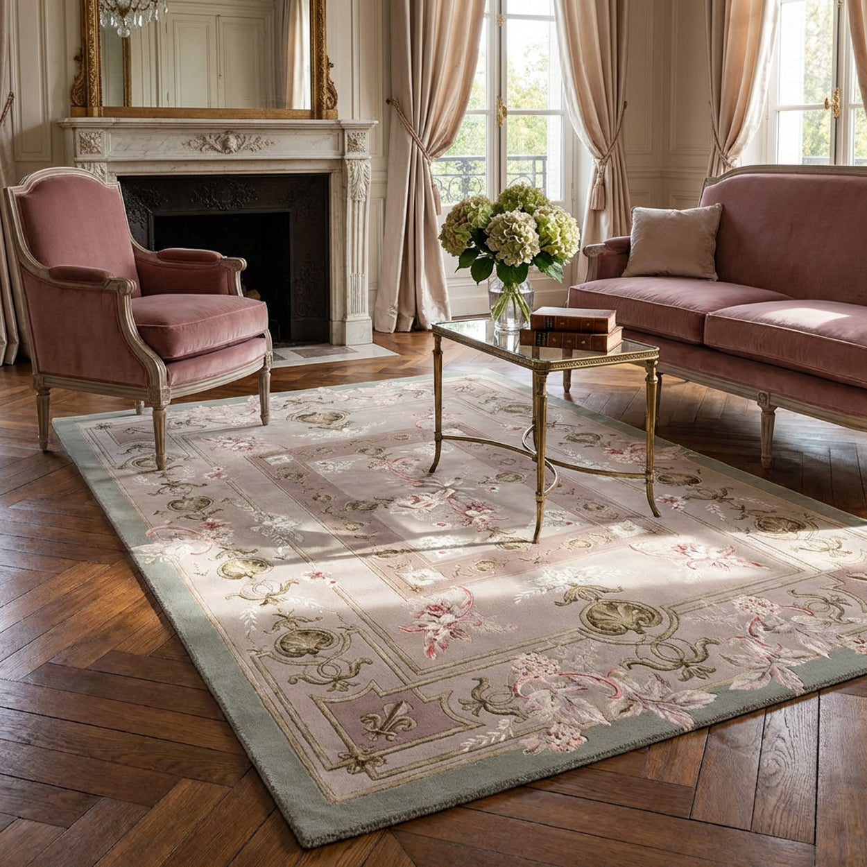Tappeto Gioco Floreale 100x144cm