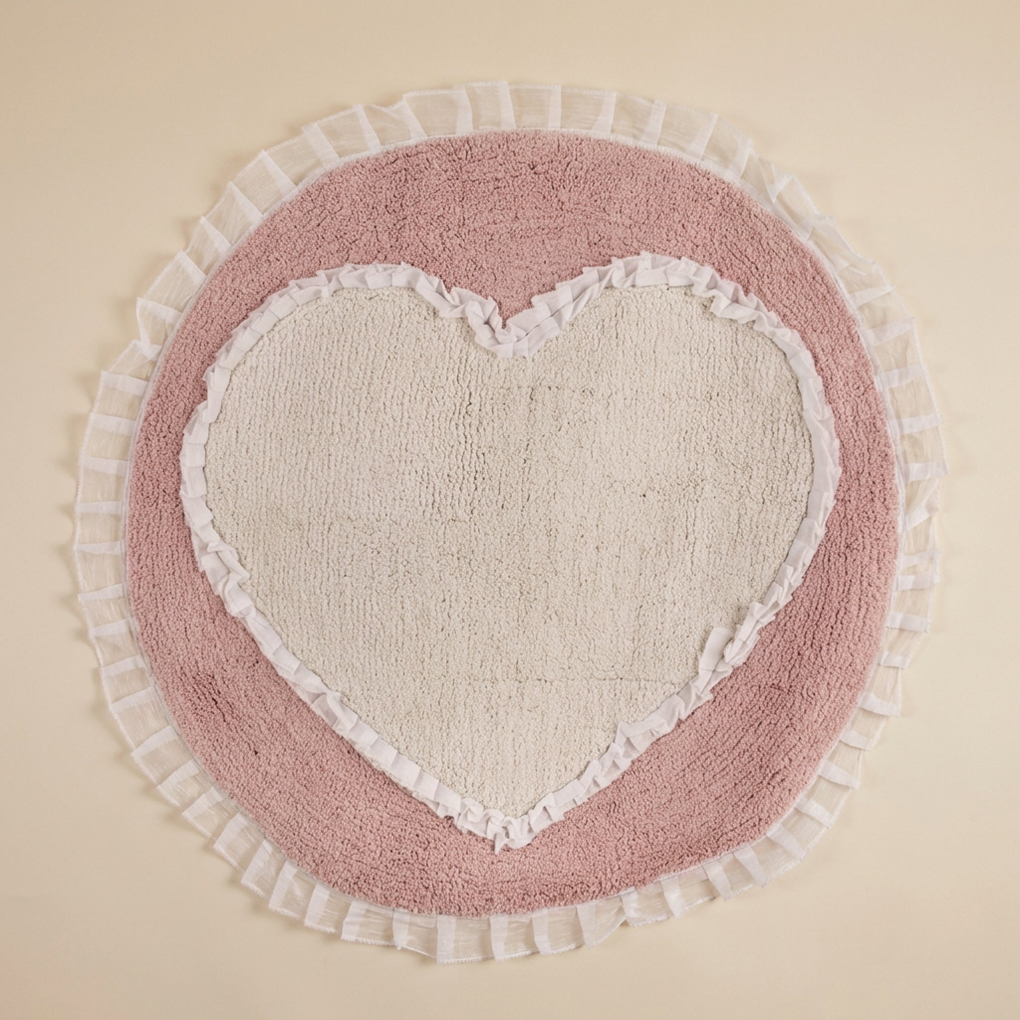Tappeto volant con cuore