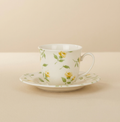 Set 2 tazzine caffè Floret yellow