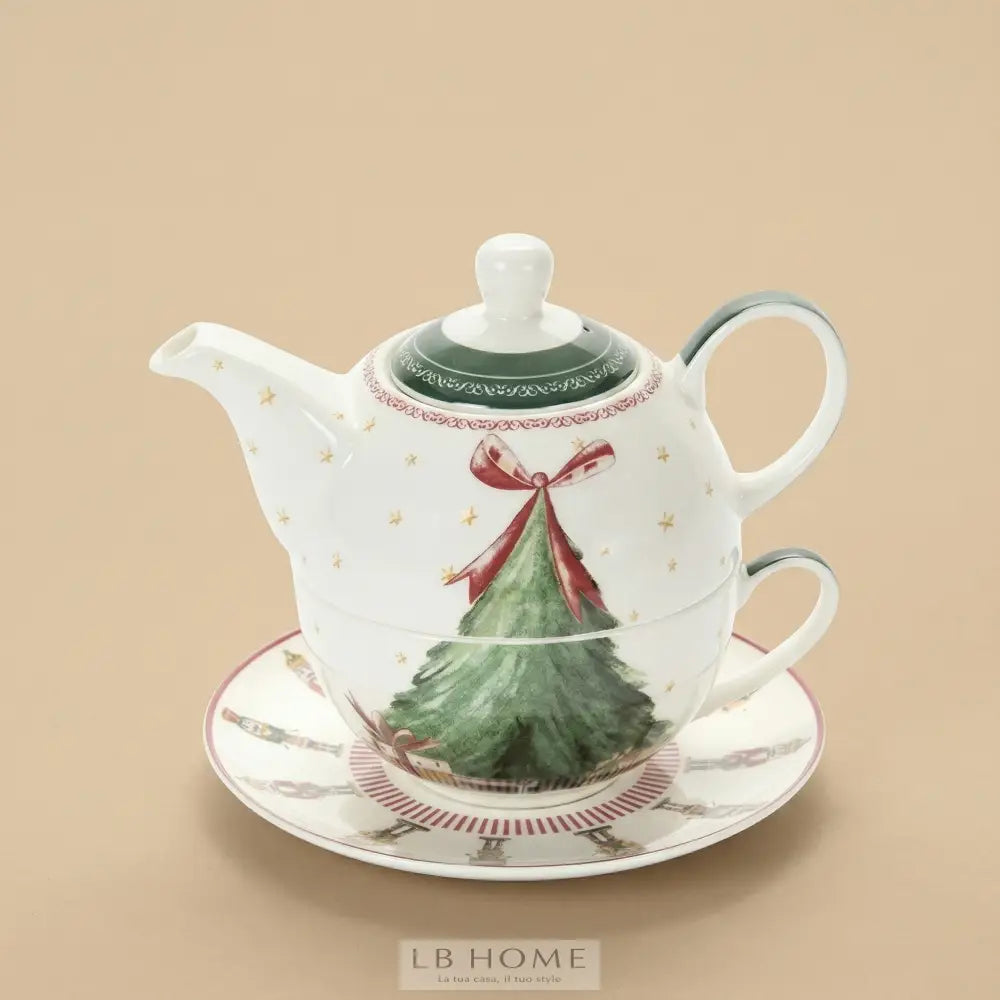 Tea for one Christmas Carol Teiera