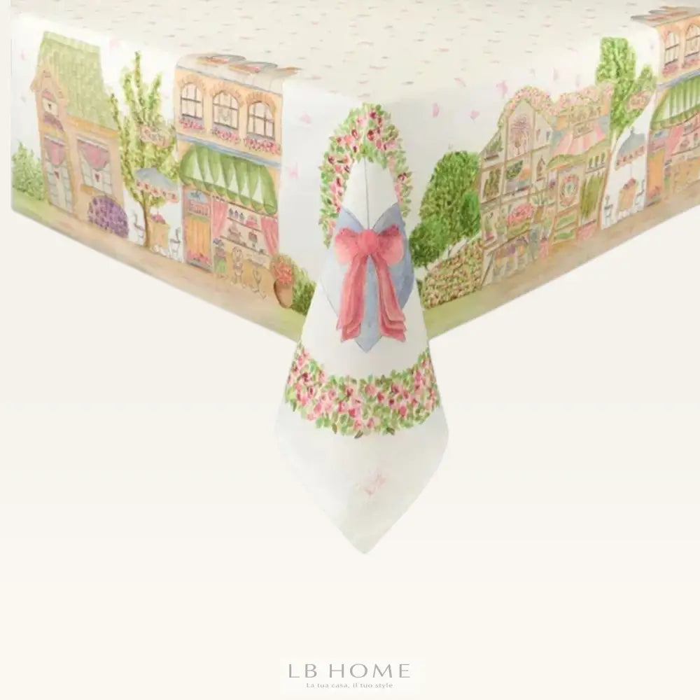 Tovaglia 160x260cm La vie en rose Tovaglia