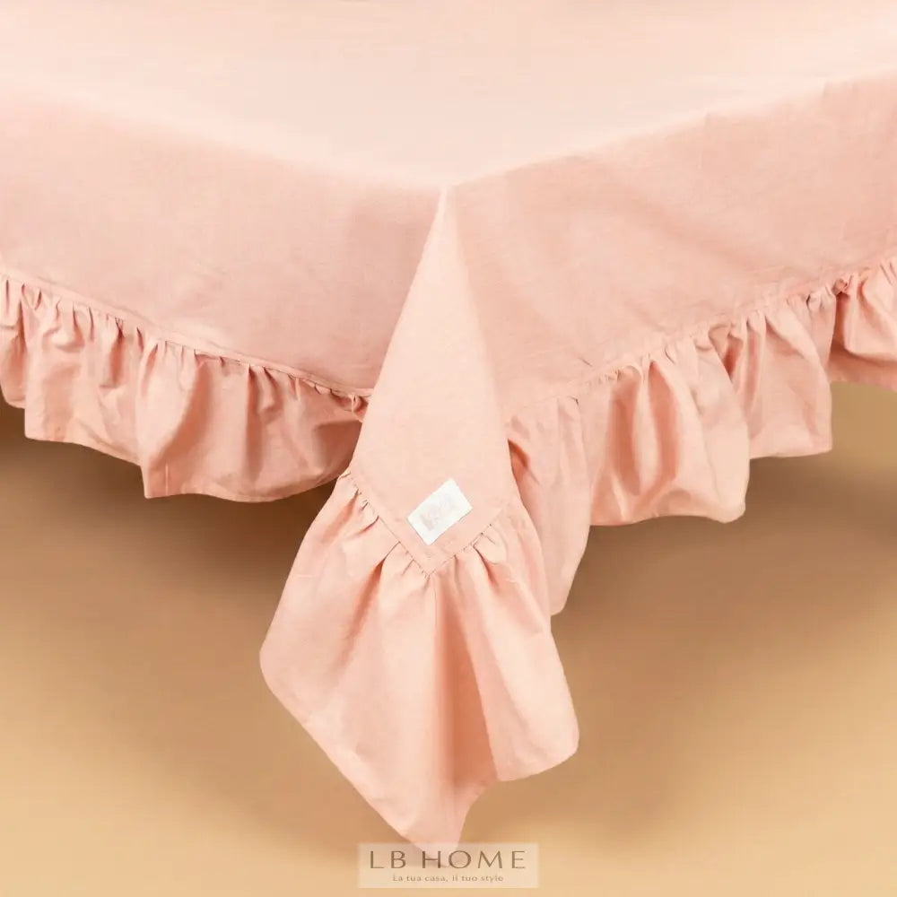 Tovaglia Annette con balza 160x200cm Tovaglia