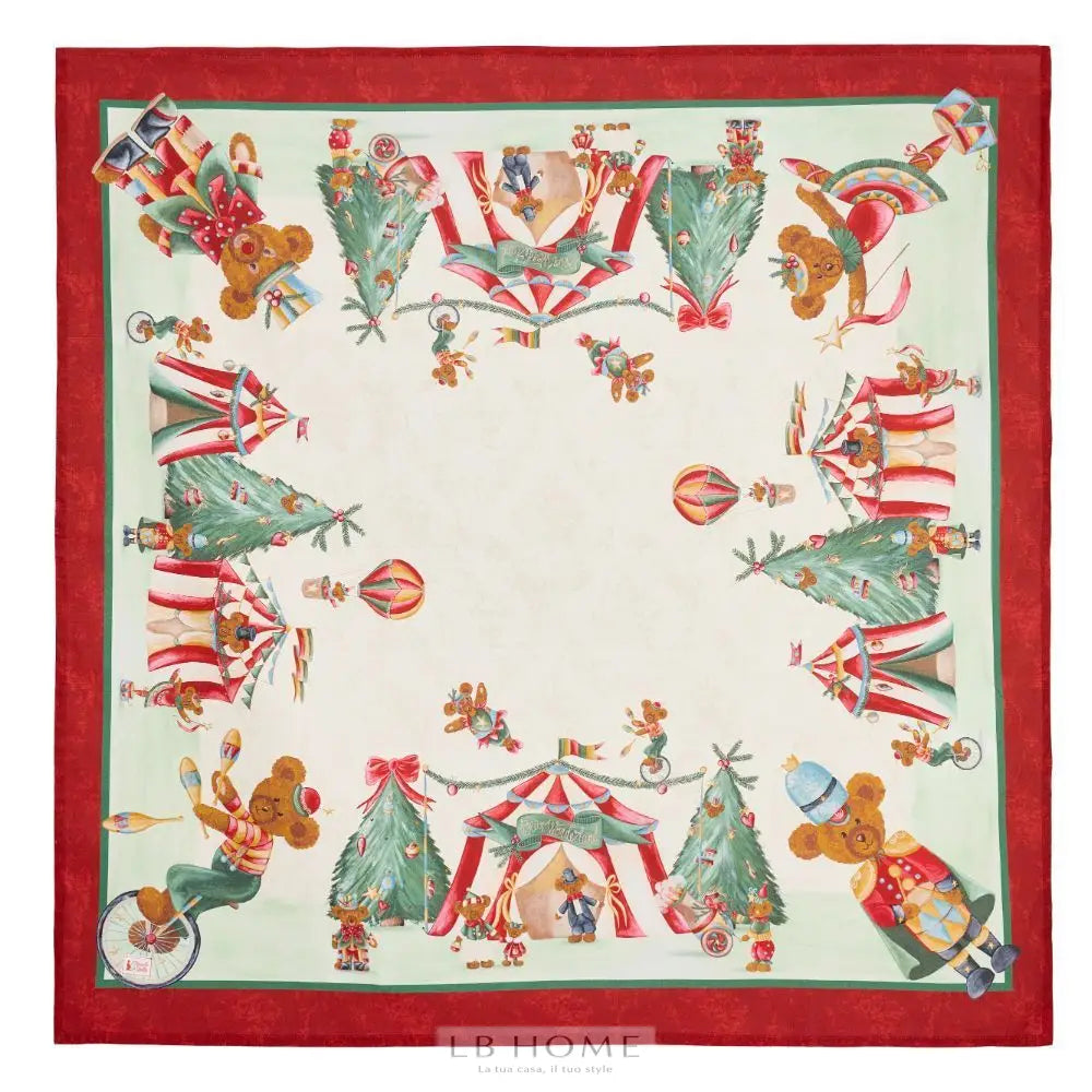 Tovaglia Bear wonderland 120x120cm Tovaglia