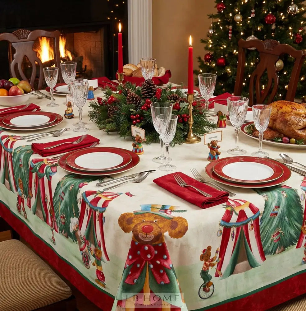 Tovaglia Bear wonderland 160x260cm Tovaglia