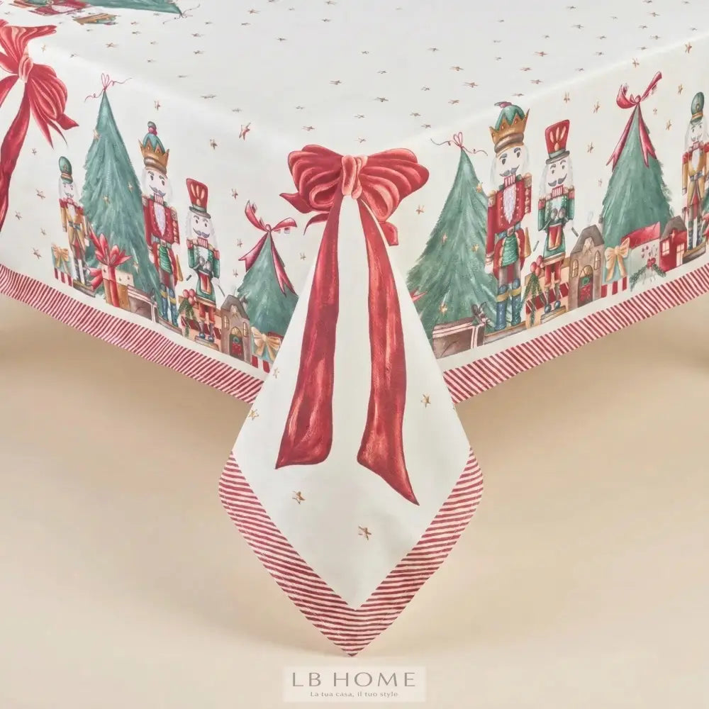 Tovaglia centrotavola Christmas Carol 100x100cm Tovaglia