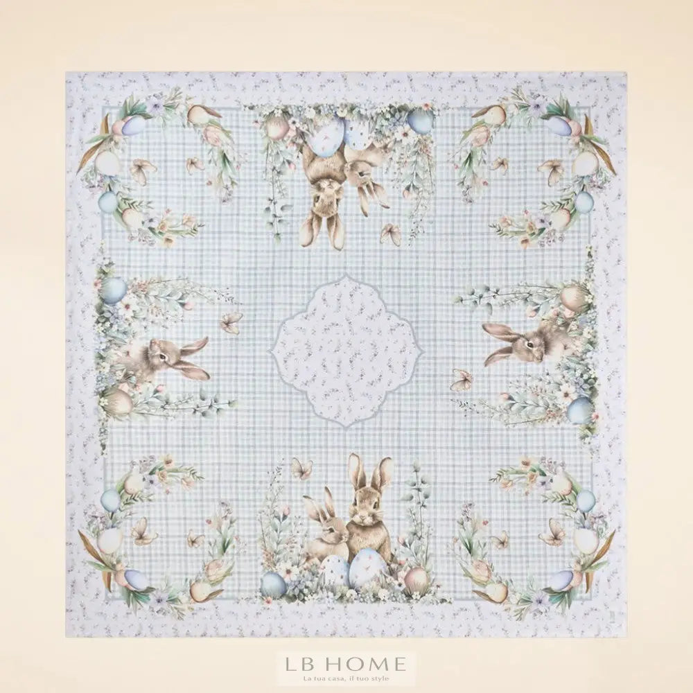 Tovaglia centrotavola Rabbit Pepen 120x120cm Tovaglia