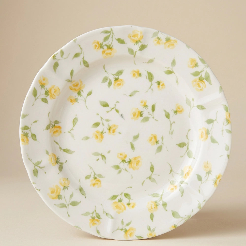 Vassoio/sottopiatto Floret yellow