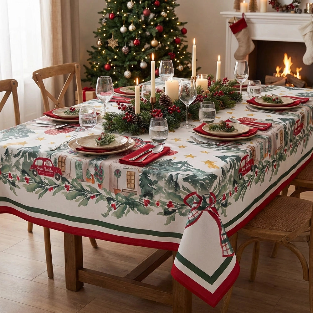 Tovaglia "Natale italiano" 150x320cm