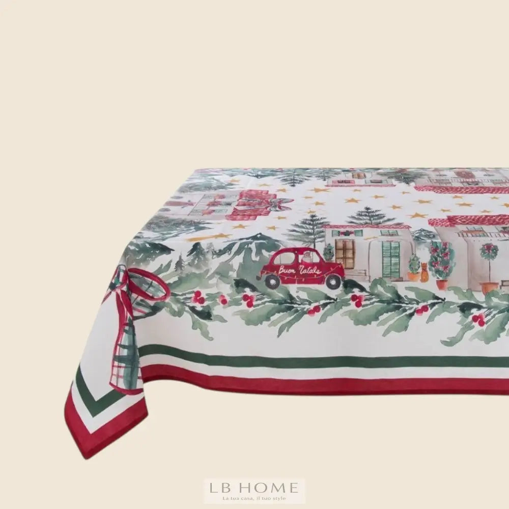 Tovaglia "Natale italiano" 150x320cm