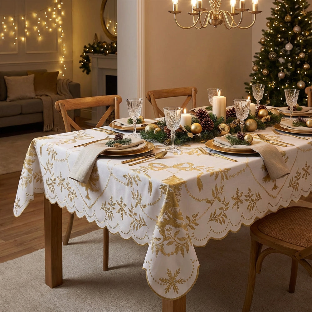 Tovaglia "Shinny Christmas" 120x120cm