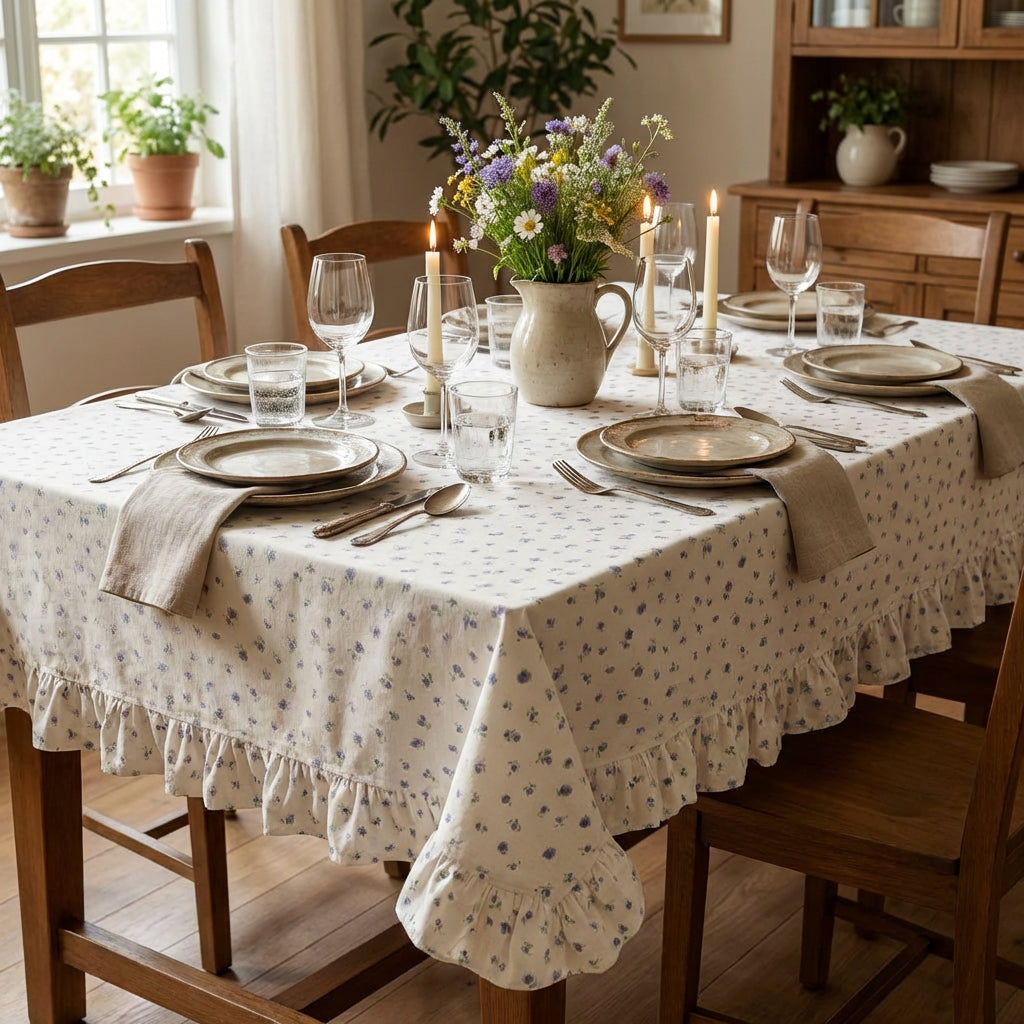 Tovaglia Floret Full 170x210cm azzurro